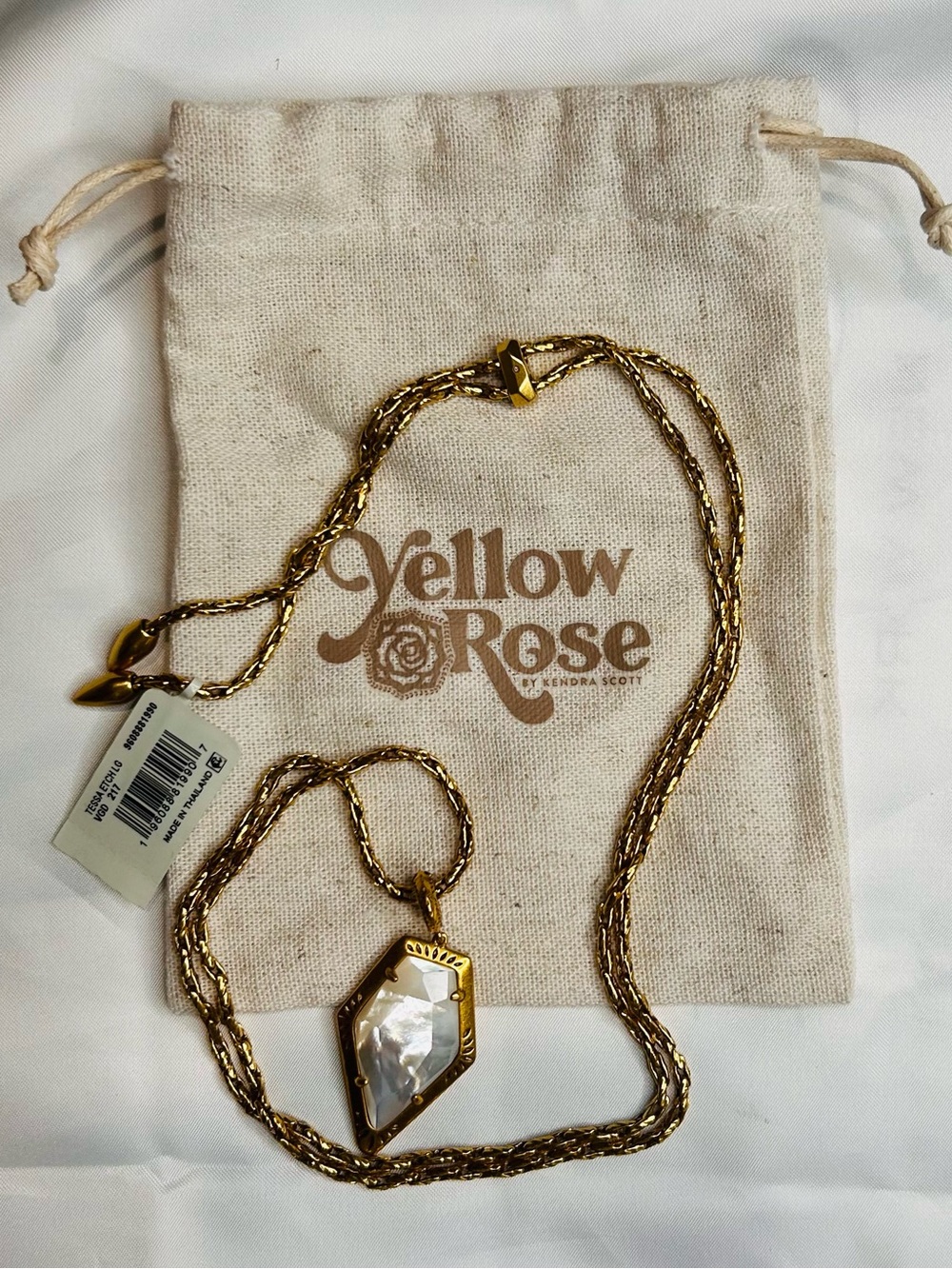 Kendra Scott/Yellow Rose - Tessa Necklace NWT - Picture 3 of 10
